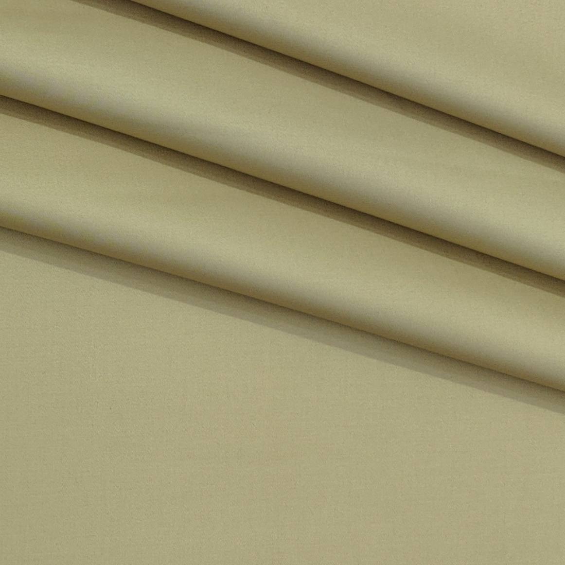 Trouser Fabric Donear Giza Cotton Plain Colour Beeswax Brown